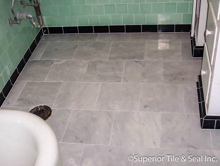 Carrara Tile Floor Los Angeles